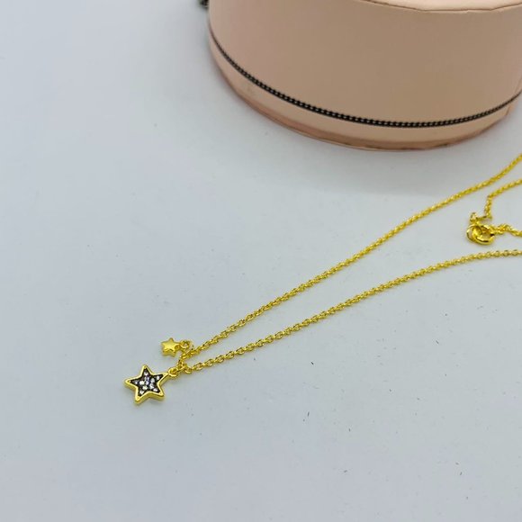 TOUS Necklace Silver vermeil TOUS New Motif Necklace with sapphire star 45cm - Picture 4 of 8